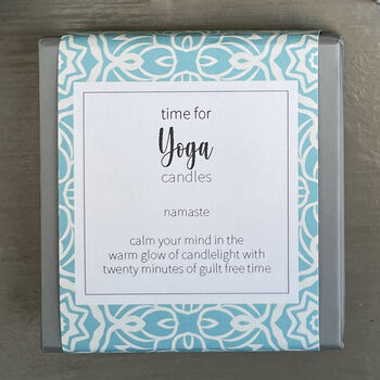 Time For Yoga Mini Candle Set, 2 of 7