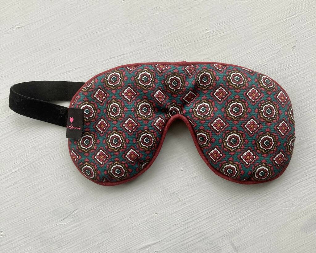 Pre Loved Monogram Fabric Eye Mask By Love Lammie & Co