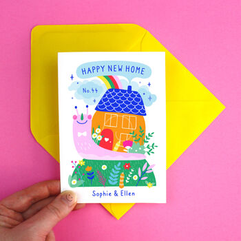 New Home Fun Snail Greeting Card, 2 of 7