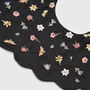 Floral Ditsy Black Satin Embroidered Collar, thumbnail 5 of 5