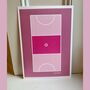 Netball Court Graphic Print In Team Colours, thumbnail 4 of 12