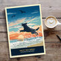 Seaside German Shepherd Print. Limited Edition Dog Lover’s Gift, thumbnail 7 of 10