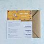 Floral Fun Colourful Wedding Invitation, thumbnail 4 of 6