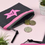 Alphabet Letter Purse Neon Star, thumbnail 9 of 12