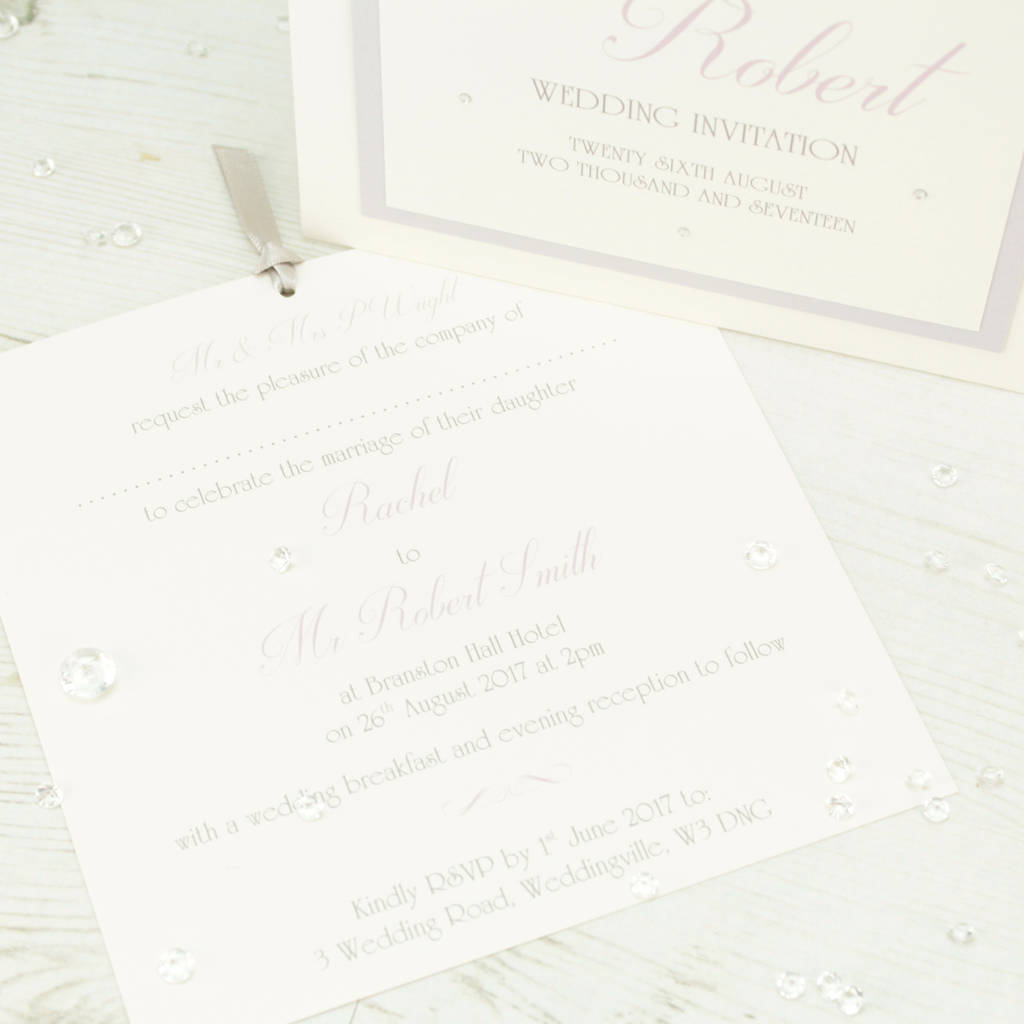 kensington wedding invitation by dreams to reality design ltd