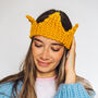 Chunky Knit Crown For Birthdays And Christmas, thumbnail 1 of 9