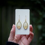 Daisy Gold Plated Earrings, thumbnail 4 of 8