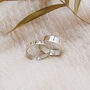 Personalised Couples Eternity Silver Matching Ring Set, thumbnail 8 of 12