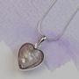 Murano Glass Heart Sterling Silver Pendant, thumbnail 10 of 12