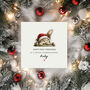 Happy First Christmas Card, Bunny Design, thumbnail 1 of 3