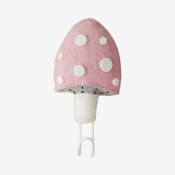 Toadstool And Shooting Star Felt Hook, 3 of 4