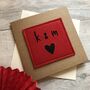 Personalised Couple Initial Anniversary Card, thumbnail 1 of 2