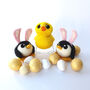 Pengbunny Easter Decoration Penguin In Bunny Ears, thumbnail 8 of 11