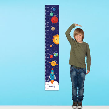 Personalised Solar System Height Chart, 2 of 3