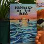 'Happiest' Seaswimming Motivational Quote Nature Inspired Print, thumbnail 1 of 2