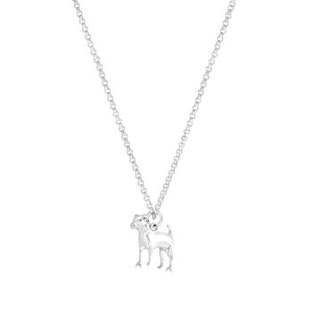 Personalised Jack Russell Sterling Silver Necklace, 4 of 10