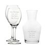 Personalised Pure Wine Glass And Vin Carafe Set, thumbnail 1 of 3