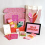 Girls Pink Birthday Gift Box Hamper For Her Teen, thumbnail 1 of 9