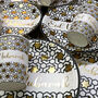 16pc Gold Star 'Eid Mubarak' Paper Plates And Cups Set, thumbnail 2 of 6