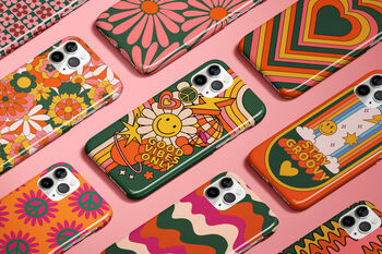 Retro Print Phone Case Durable iPhone Samsung Mobile Cover, 5 of 5