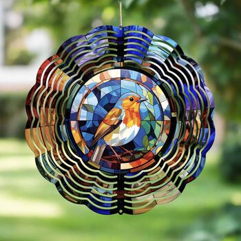 Memorial Robin Wind Spinner, 7 of 9