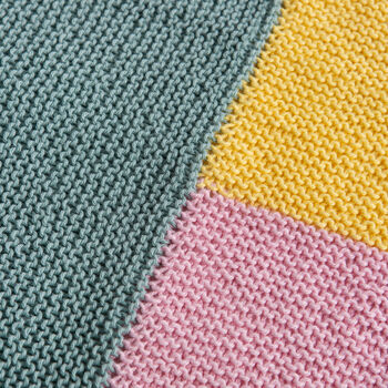 Log Blanket Easy Knitting Kit, 3 of 10