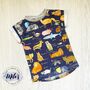 Alpha Zoo Organic Children's Navy Tee Shirt, thumbnail 3 of 9