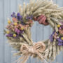 Colourful Wildflower Dried Flower Wreath, thumbnail 2 of 12