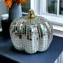 Handcrafted Mosaic Disco Pumpkin Autumn And Halloween, thumbnail 5 of 7