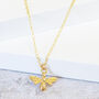 Gold Vermeil Bee Necklace, thumbnail 2 of 7