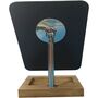 Wooden Desktop Tabletop Mirror With Stand, thumbnail 3 of 6