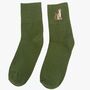 Embroidered Cats Cotton Ankle Socks Women's Three Pack, thumbnail 3 of 4