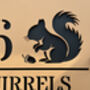 Personalised Squirrel Design House Acrylic Number Sign, thumbnail 2 of 6