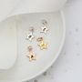 Sterling Silver, Rose Gold Or Gold Vermeil Letter Charm, thumbnail 4 of 11