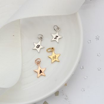 Sterling Silver, Rose Gold Or Gold Vermeil Letter Charm, 4 of 11