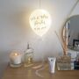 Personalised Wedding Hanging Pearlescent Balloon Light, thumbnail 1 of 4