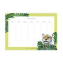 Tiger Weekly Planner Lola Design X Zsl, thumbnail 1 of 3