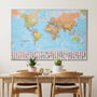 World Canvas Map Print Panel Flags, thumbnail 6 of 6