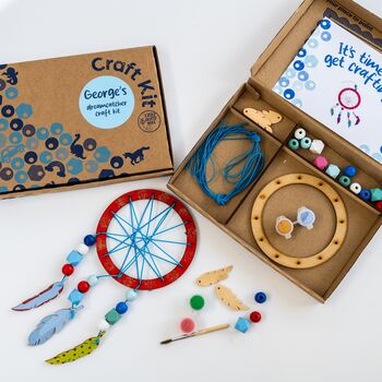 Personalised Make Your Own Dreamcatcher Craft Kit, 4 of 11