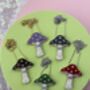 Red Toadstool Necklace, thumbnail 4 of 4