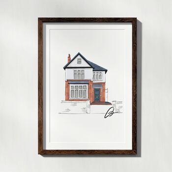 Personalised Home Illustration Print, 2 of 8