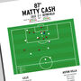 Matty Cash Europa Conference League 2024 Villa Print, thumbnail 2 of 4