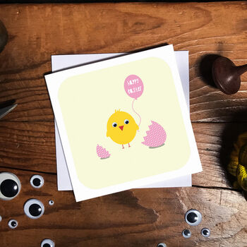 Happy Easter Chick Card, 2 of 3