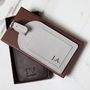 Personalised Leather Luggage Tag, thumbnail 11 of 12