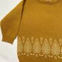Leaf Pattern Knitted Children's Jumper, thumbnail 5 of 7