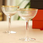 Two Luxury Champagne Coupe Glasses, thumbnail 4 of 9