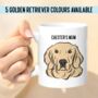 Golden Retriever Mug, thumbnail 1 of 5