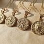 18k Gold Vermeil Plated Zodiac Charm Necklace, thumbnail 1 of 5