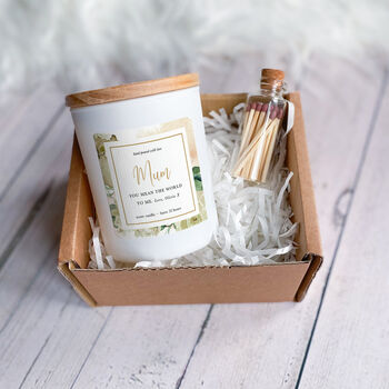 Personalised Mother's Day Candle Gift Set, 5 of 7