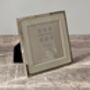 Sixtrees Silver Plated Border Photo Frame, Four X Four, thumbnail 1 of 3